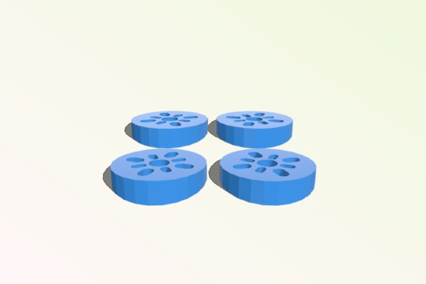 Quad Motormount 10dgr forward tilt | 3d print model