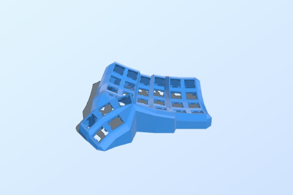 Dactyl ManuForm Mini v3 5x6 | 3d print model