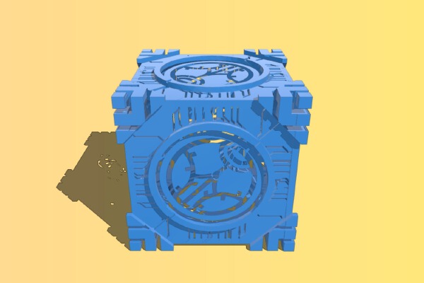 Dwemer Lexicon Lamp | 3d print model