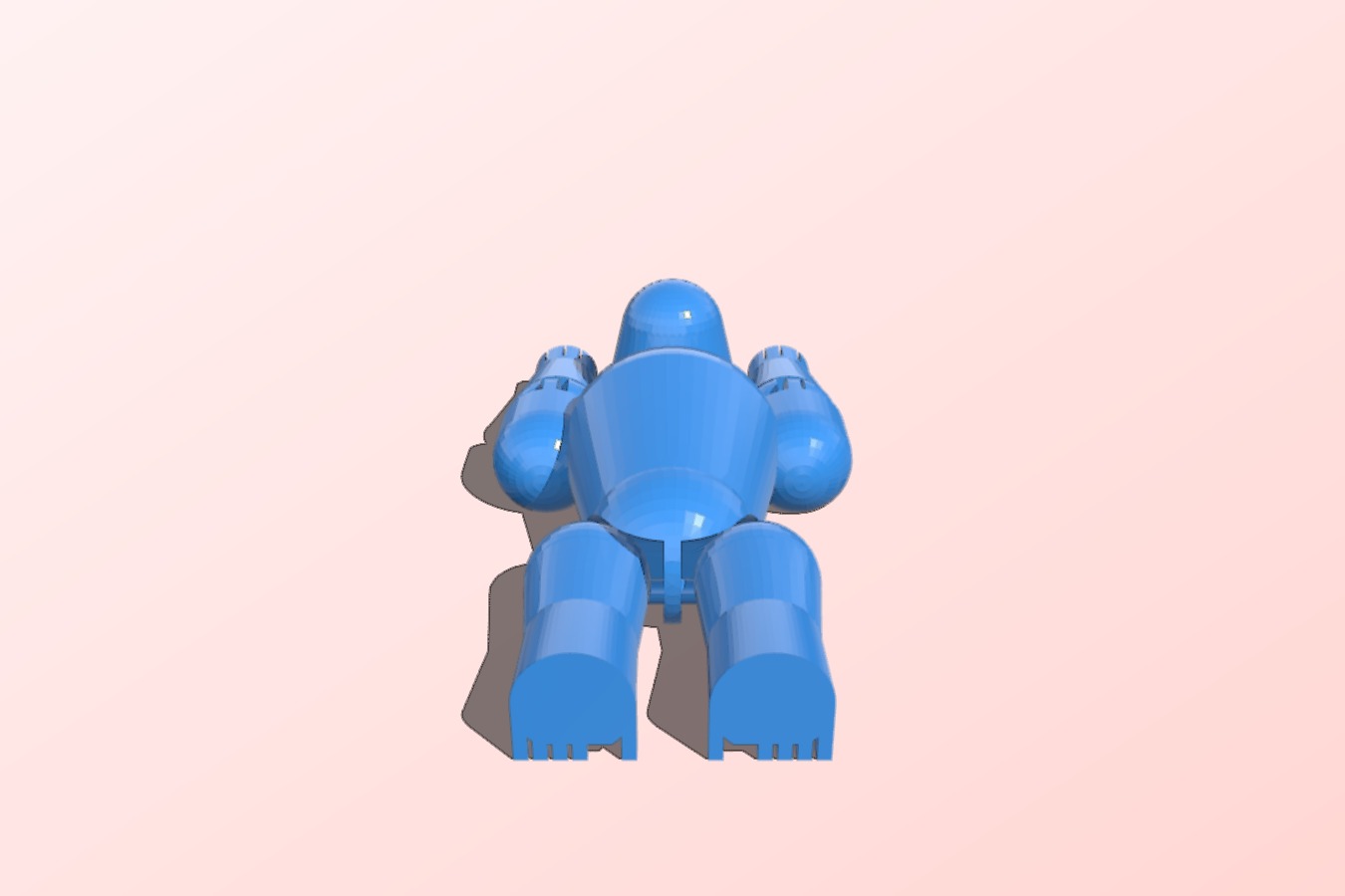 Movable Gorilla - Fixed Arms Sticking