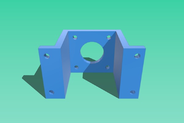 brace for stepper motor | 3d print model