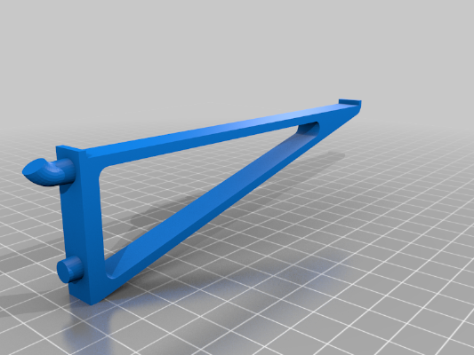 Peg board shelf brackets | 3d print model