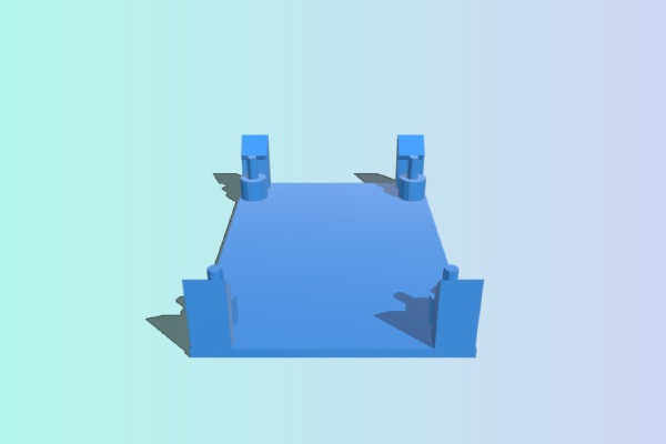 Animusoft - Sabertooth Motor Controller Simple Mount | 3d print model