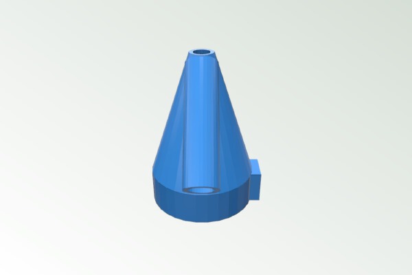 Parametric Air Assist Nozzle for Laser Engravers | 3d print model