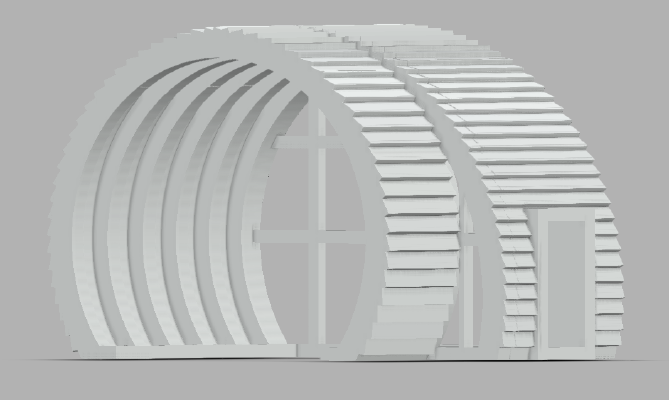 Station for model cable car (LGB) | 3d print model