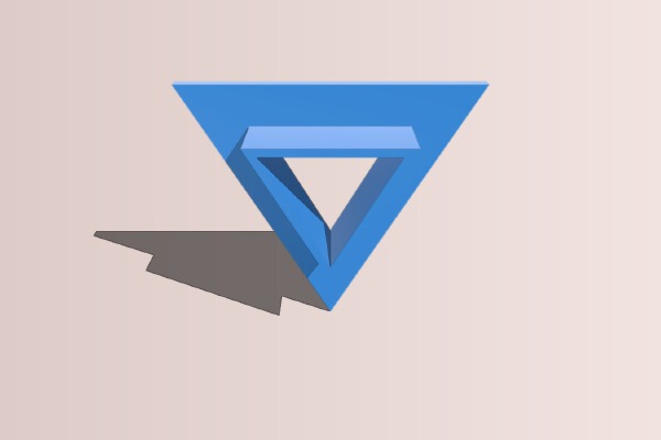 Universal Shape Cut Out - Triangle | 3d print model