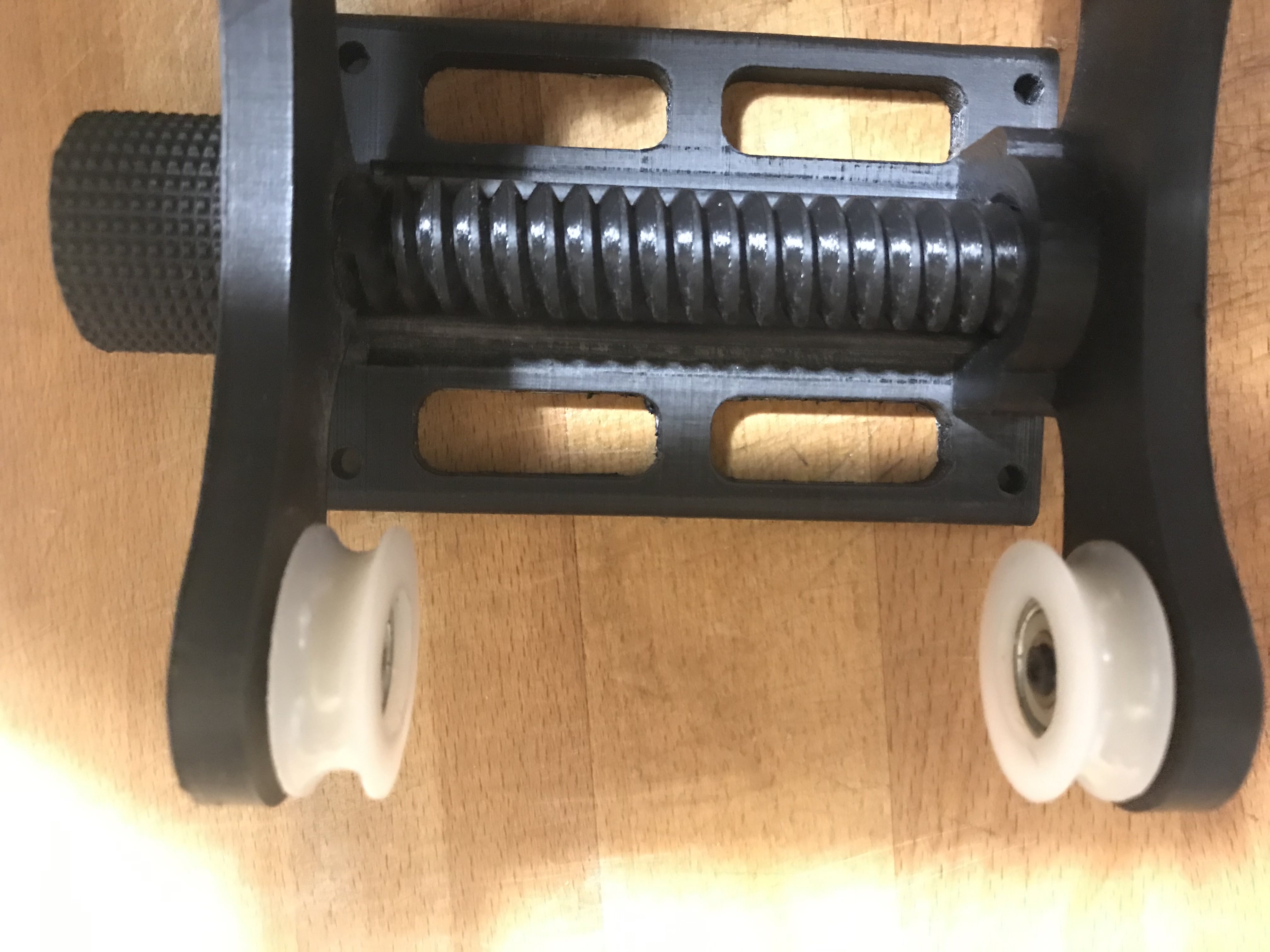Filament Spool Holder - Bearings and custom width for FLsun QQ - 6mm bearings