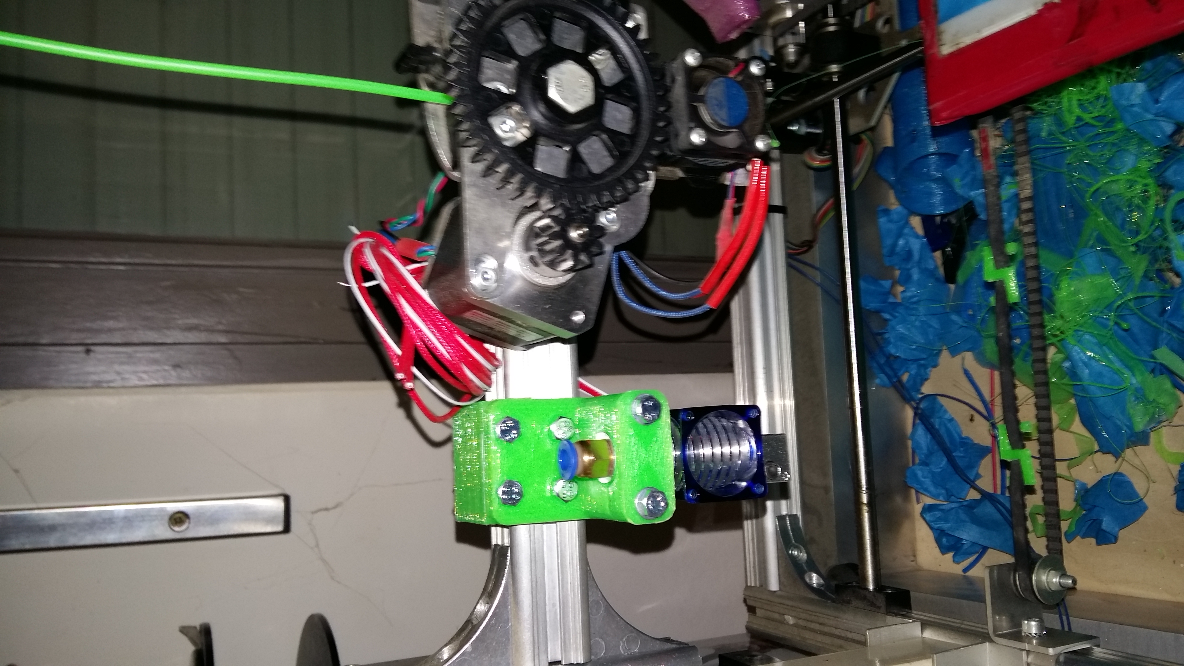 E3d Beefy Bowden mount 27.5mm rail K8200