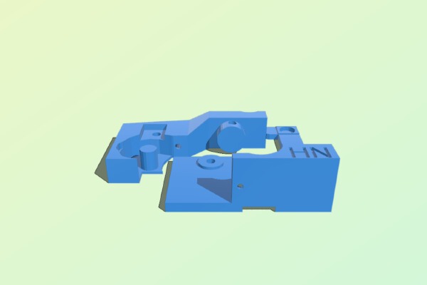 Yet another spring loaded extruder | 3d print model