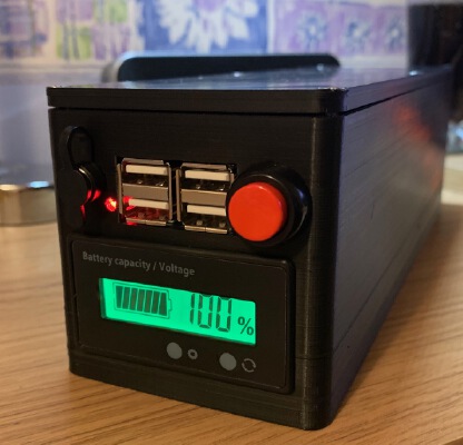 24 Cell 18650 DIY USB Powerbank | 3d print model