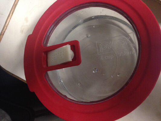 Pyrex No-Leak-Lid Vent Tab Replacement | 3d print model