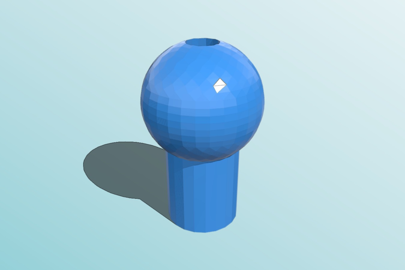 PolyBot Rod Sphere Cap Dimpled