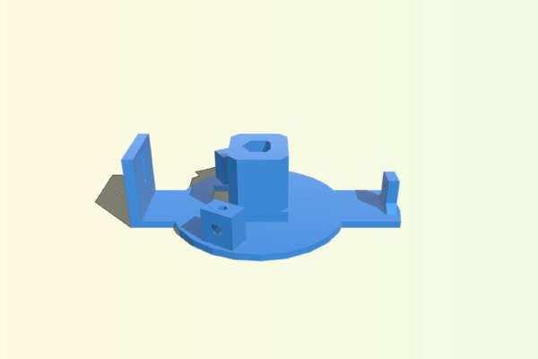 Vertical Plotter Gondola v3 (aka Polargraph) | 3d print model