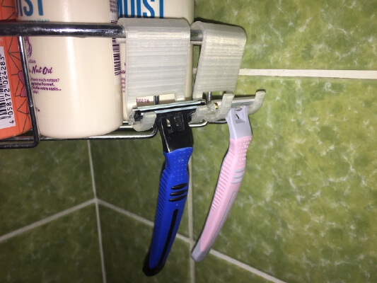 Holder for a body shaver | 3d print model