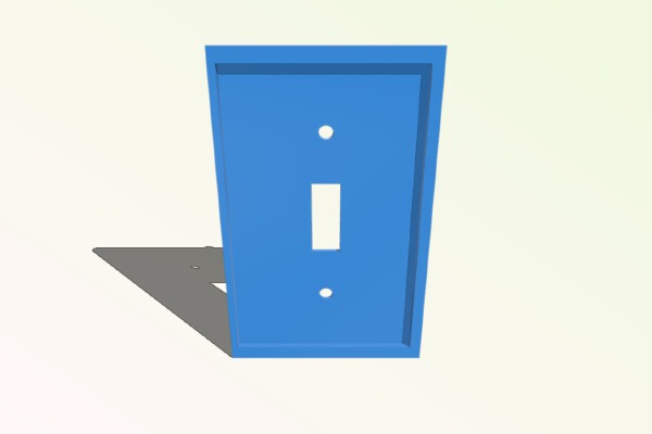 Miata lightswitch cover | 3d print model