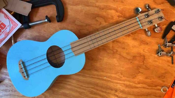 Playable Ukulele with Printable Frets | 3d print model