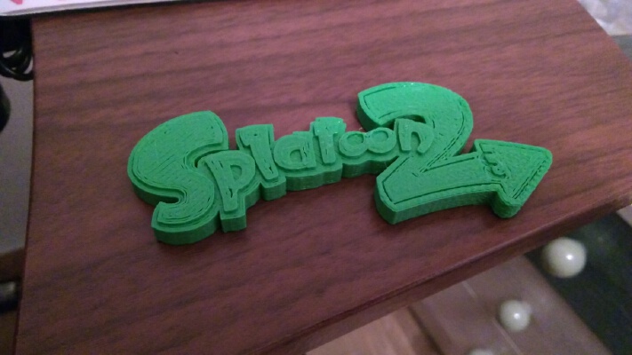 Splatoon 2 Logo | 3d print model
