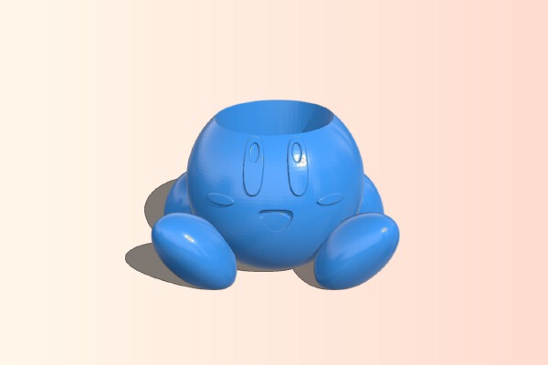 Kirby planter - easy to print | 3d print model