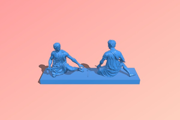 Group of warriors | 3d print model