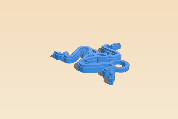 Razer keychain | 3d print model