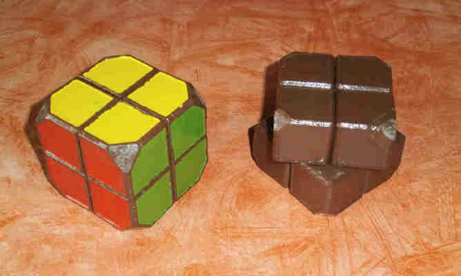 Rubik's 2x2x2 twisty puzzle cube | 3d print model