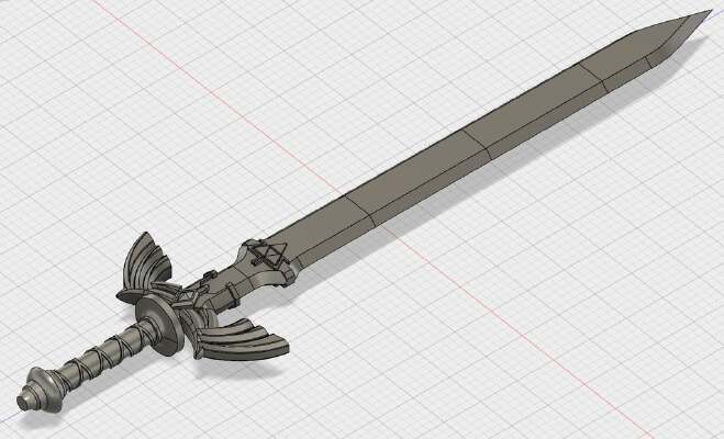 Master Sword (Full Size) | 3d print model