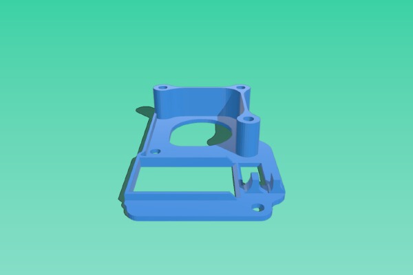 Wanhao Duplicator 6 Centrifugal Supermagnum Duct (Prototype) | 3d print model