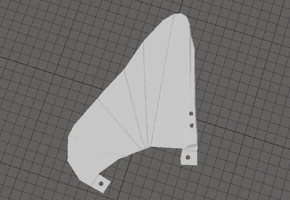 Fursuit dog ear | 3d print model