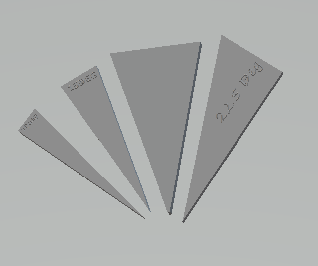 segment wedgies for woodworking
