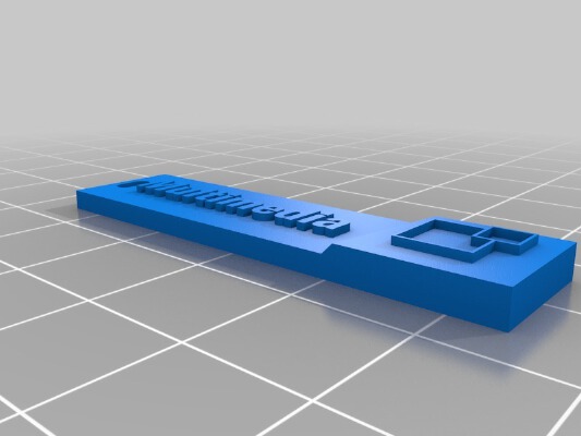 thunder::tech User Experience Lab Tag | 3d print model