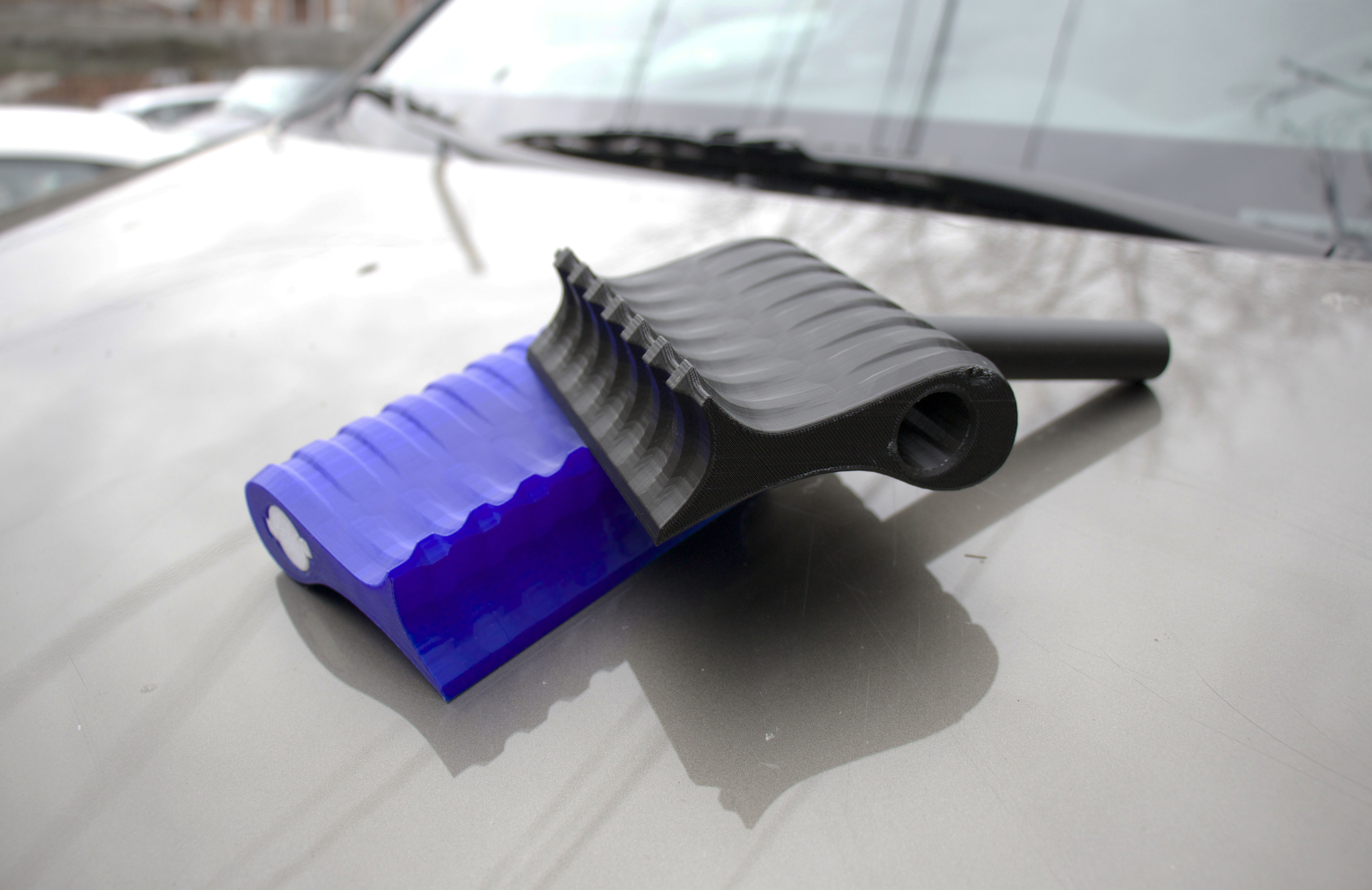 Dual Function Ice Scraper