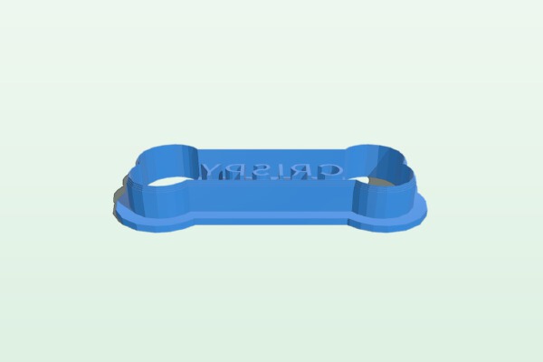 "Crispy" Dog Biscuit | 3d print model