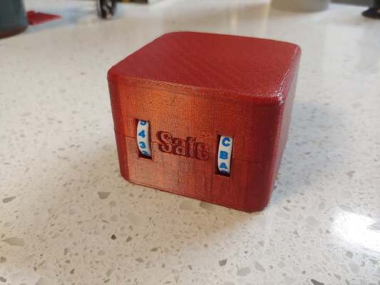 Safe Box with multicolor dials | 3d print model