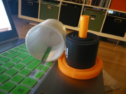 Necktie_strap winding crank | 3d print model