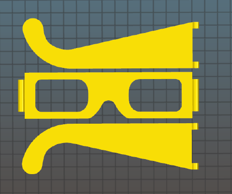 solar eclipse glasses | 3d print model