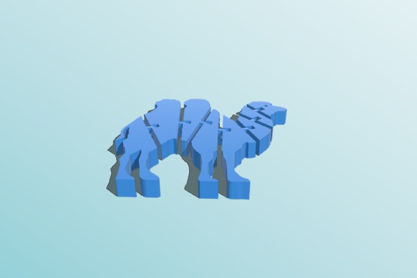 Flexi Articulated Camel Full | 3d print model