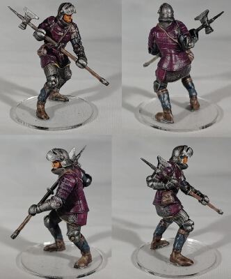 1-54 - Human Soldier - Halberd | 3d print model