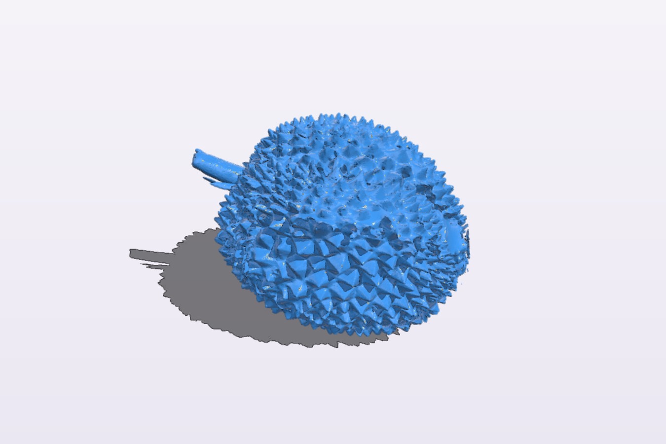 Livestream durian（generated by revopoint pop）