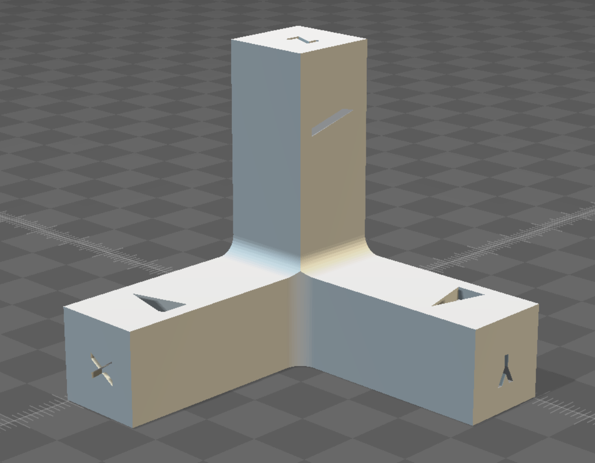 XYZ axis with rotation arrows