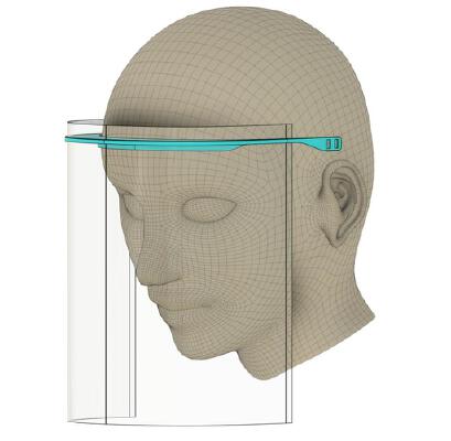 3D printed face mask LIGHT | 3d print model