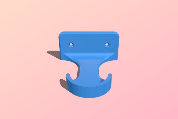 Paper towel holder (37mm roll core) | 3d print model