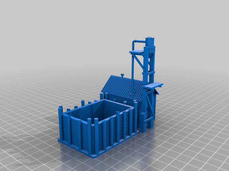 HO Scale Sand Tower and Drying House