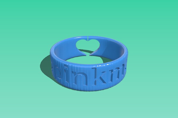 3d pink mafia bracelet | 3d print model