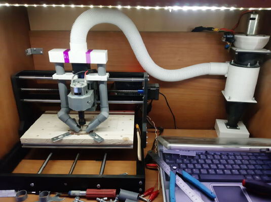 Vacuum cleaner for CNC 3018 | 3d print model