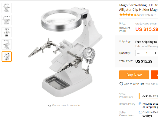 Soldering Magnifier rework | 3d print model
