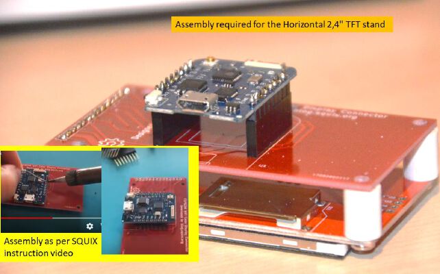 Horizontal 2.4“ TFT stand | 3d print model