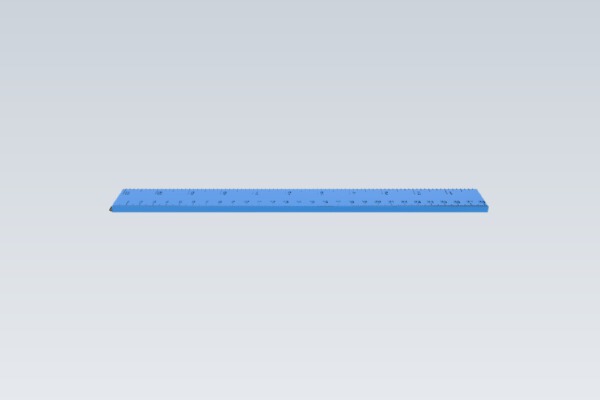 Ruler - 11 Inches (28 centimeters) | 3d print model