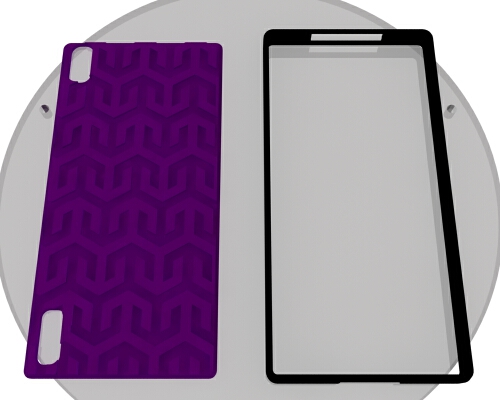 Huawei P7 CUSTOMIZABLE CASE with covers | 3d print model