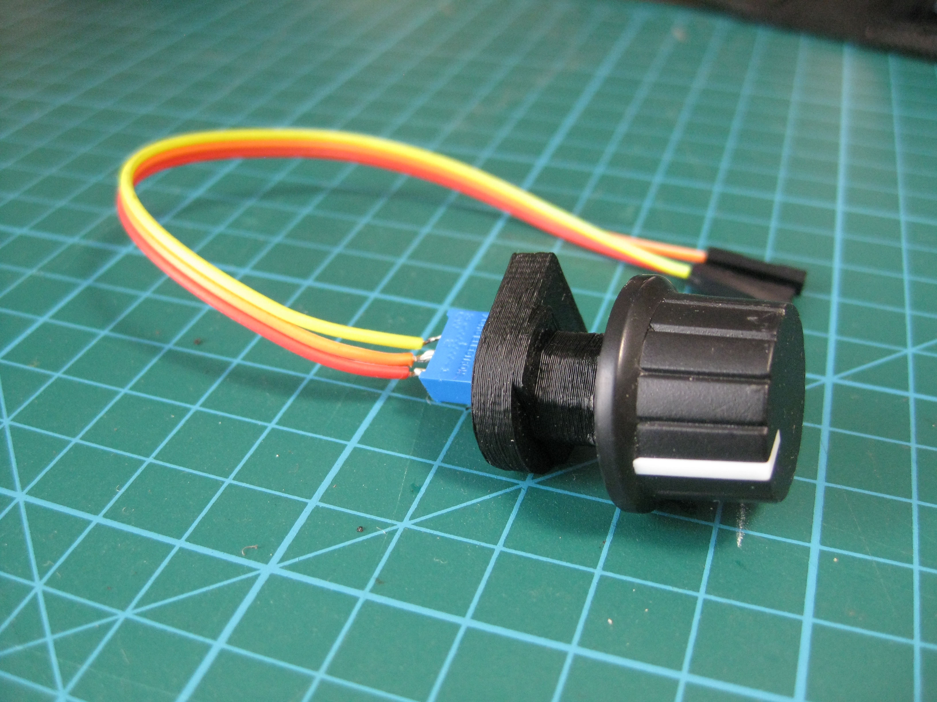 Potentiometer from the multi-torn resistor