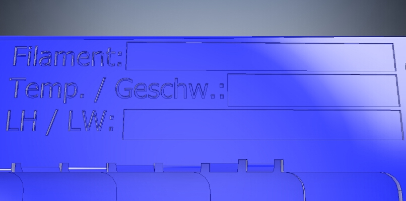 Ultimative Filament Swatch Testcard | 3d print model